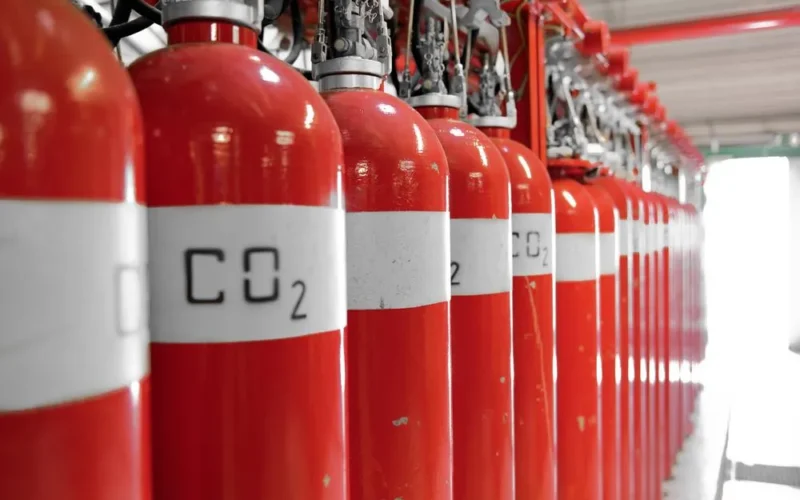 Aluguel de cilindro de CO2