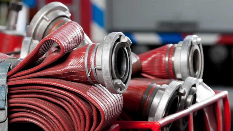 Inspeção em mangueira de incêndio