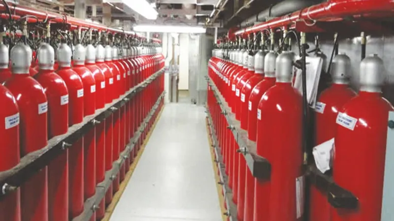 Manutenção em sistema fixo de CO2